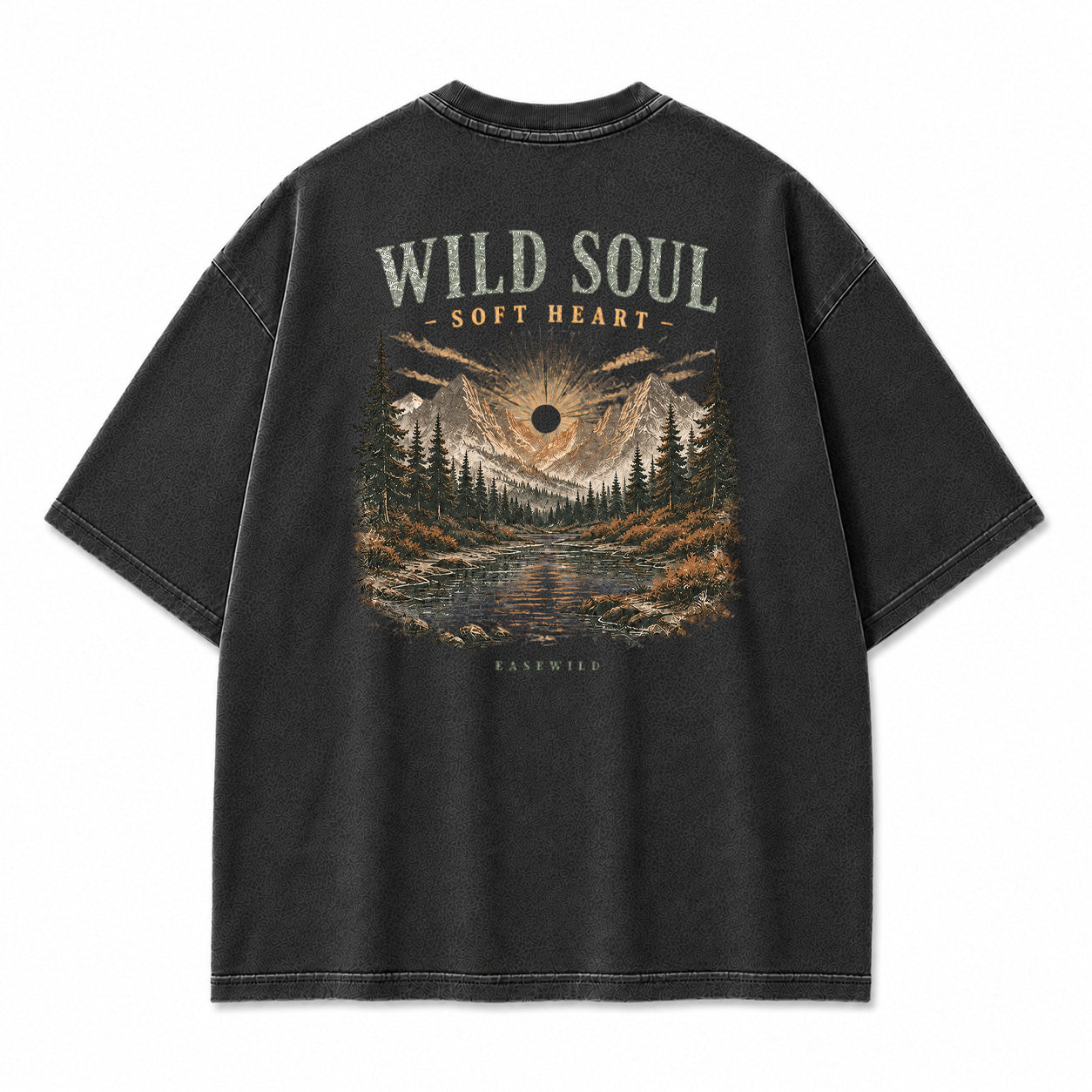Wild Soul Mountain River Graphic T-Shirt