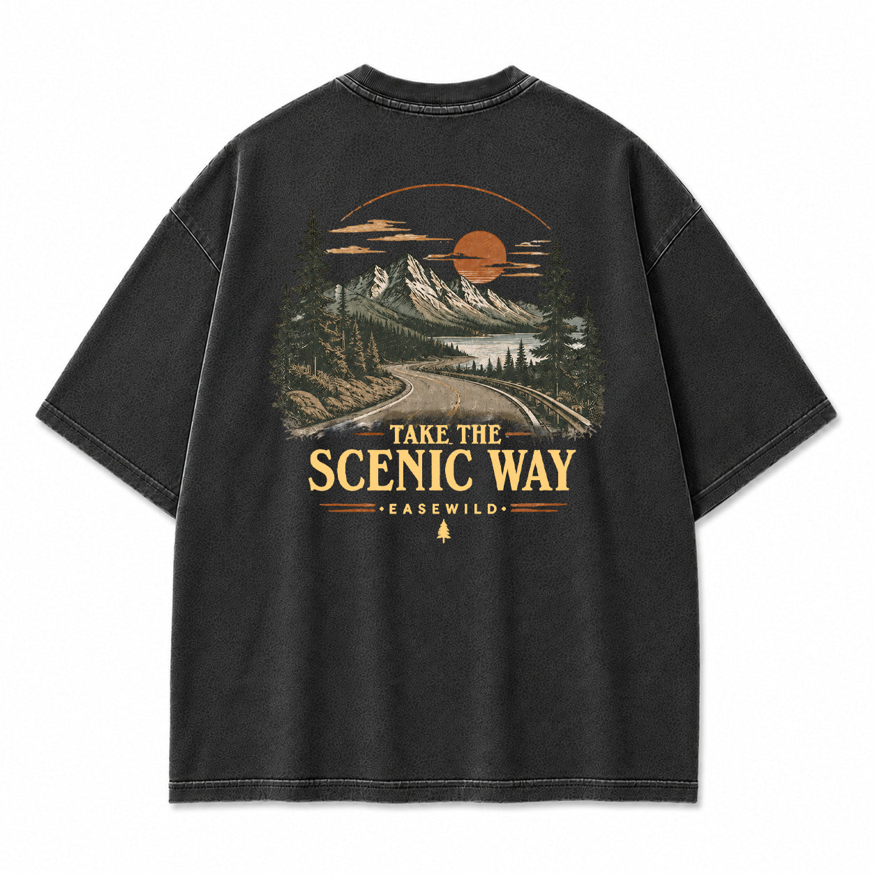 Scenic Ridge Journey Graphic T-Shirt