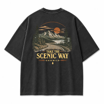 Scenic Ridge Journey Graphic T-Shirt
