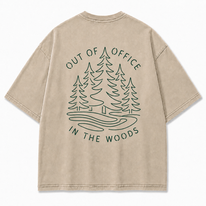 Out of Office In The Woods Graphic T-Shirt