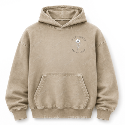 Wildflower Bouquet Washed Graphic Hoodie