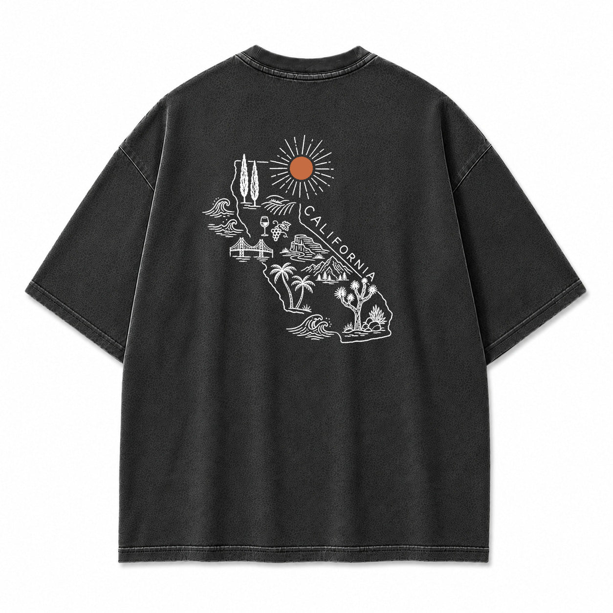 California State Outline Graphic T-Shirt