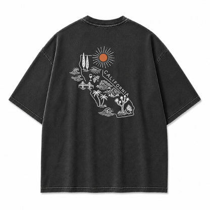 California State Outline Graphic T-Shirt