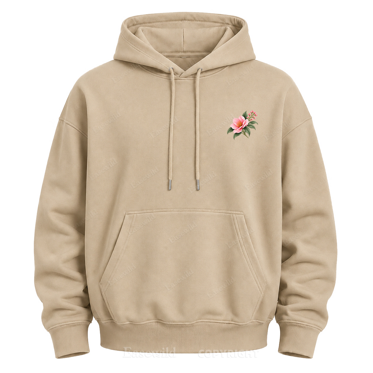 Softly Unfiltered Floral Graphic Hoodie