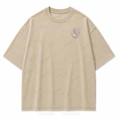 Live Wild Bloom Free Floral Art Print Tee