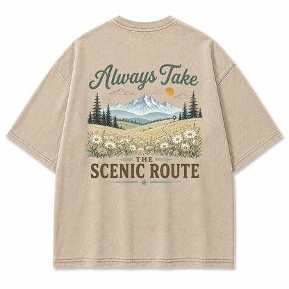 Lost in the Right Direction Back Print T-Shirt