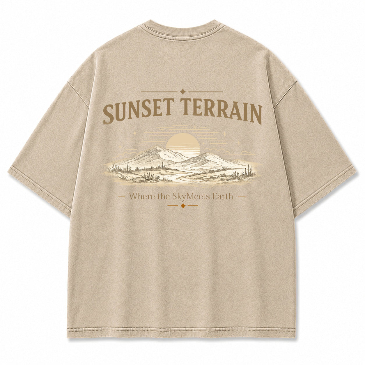 Golden Horizon Desert Ridge Graphic T-Shirt