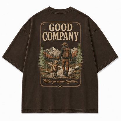 Good Company Makes Miles Easier Tee
