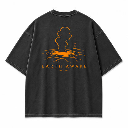 Earth Awake Geyser Graphic T-Shirt