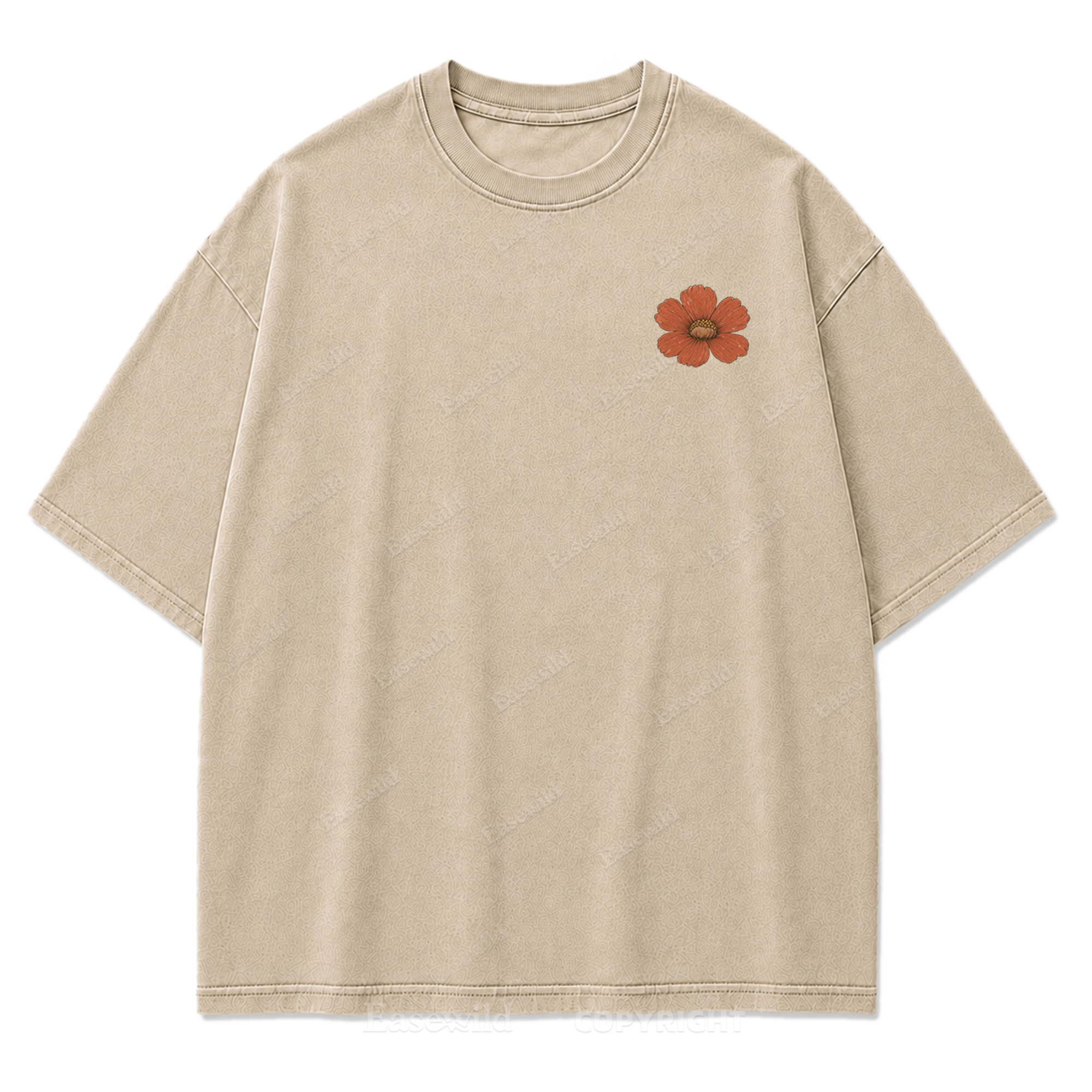 Meadow Spirit Floral Washed Print Tee