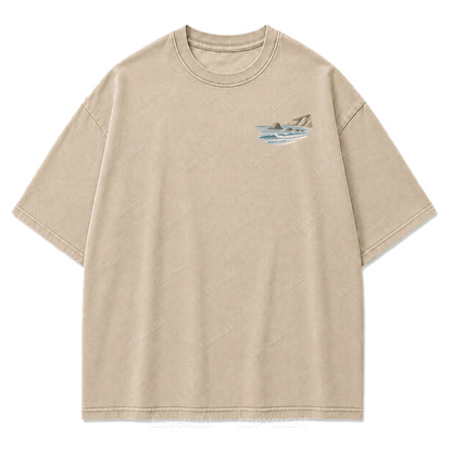 Let the Tide Reset Me Washed Print Tee