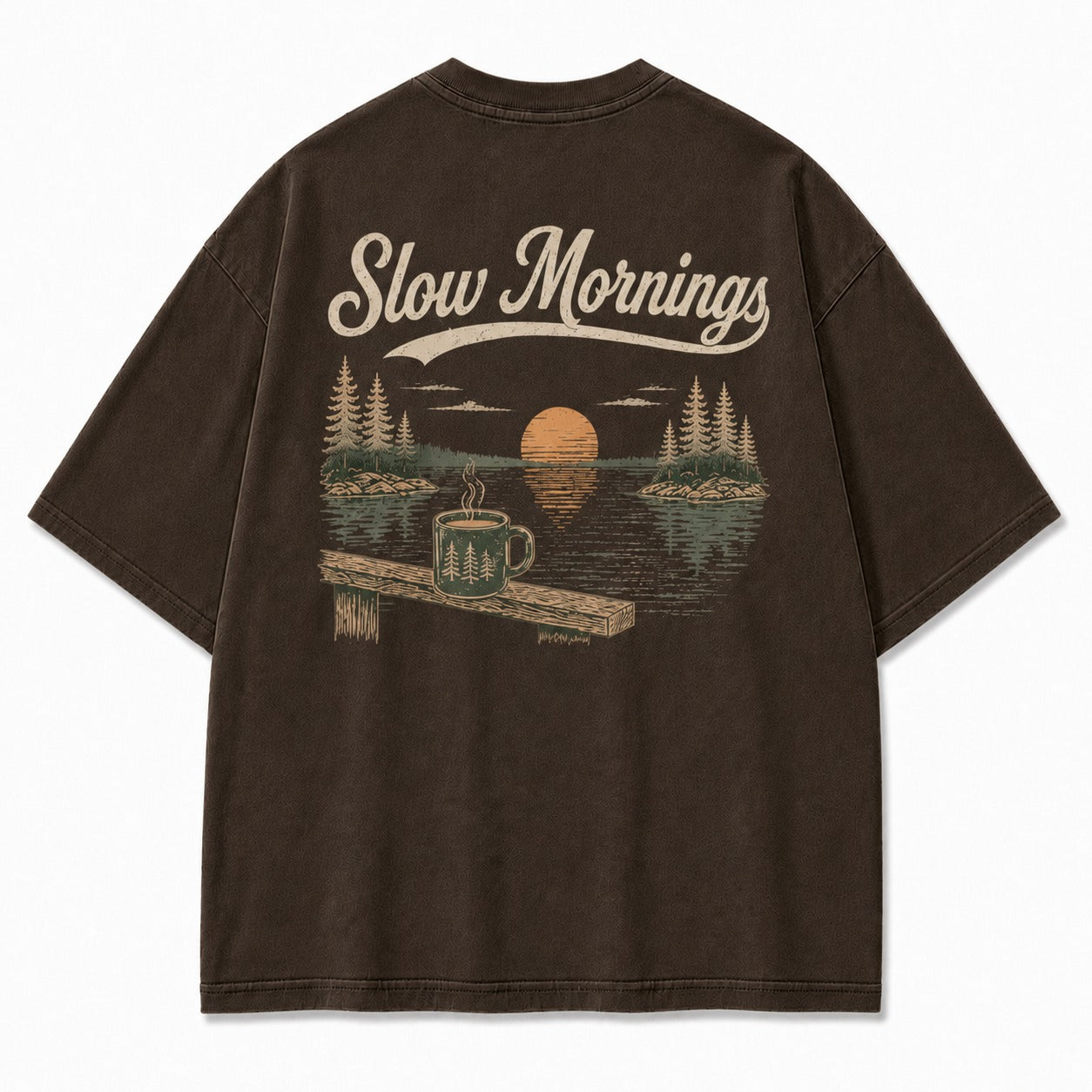 Slow Mornings by the Lake Tee