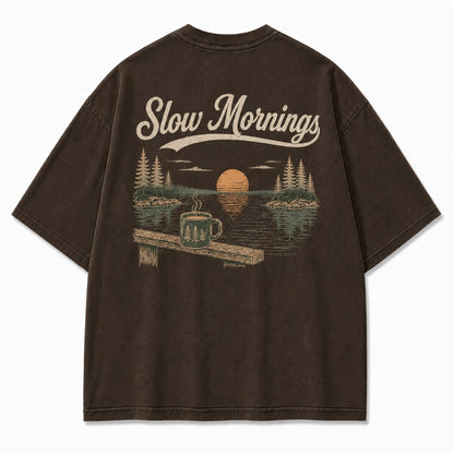 Slow Mornings by the Lake Tee