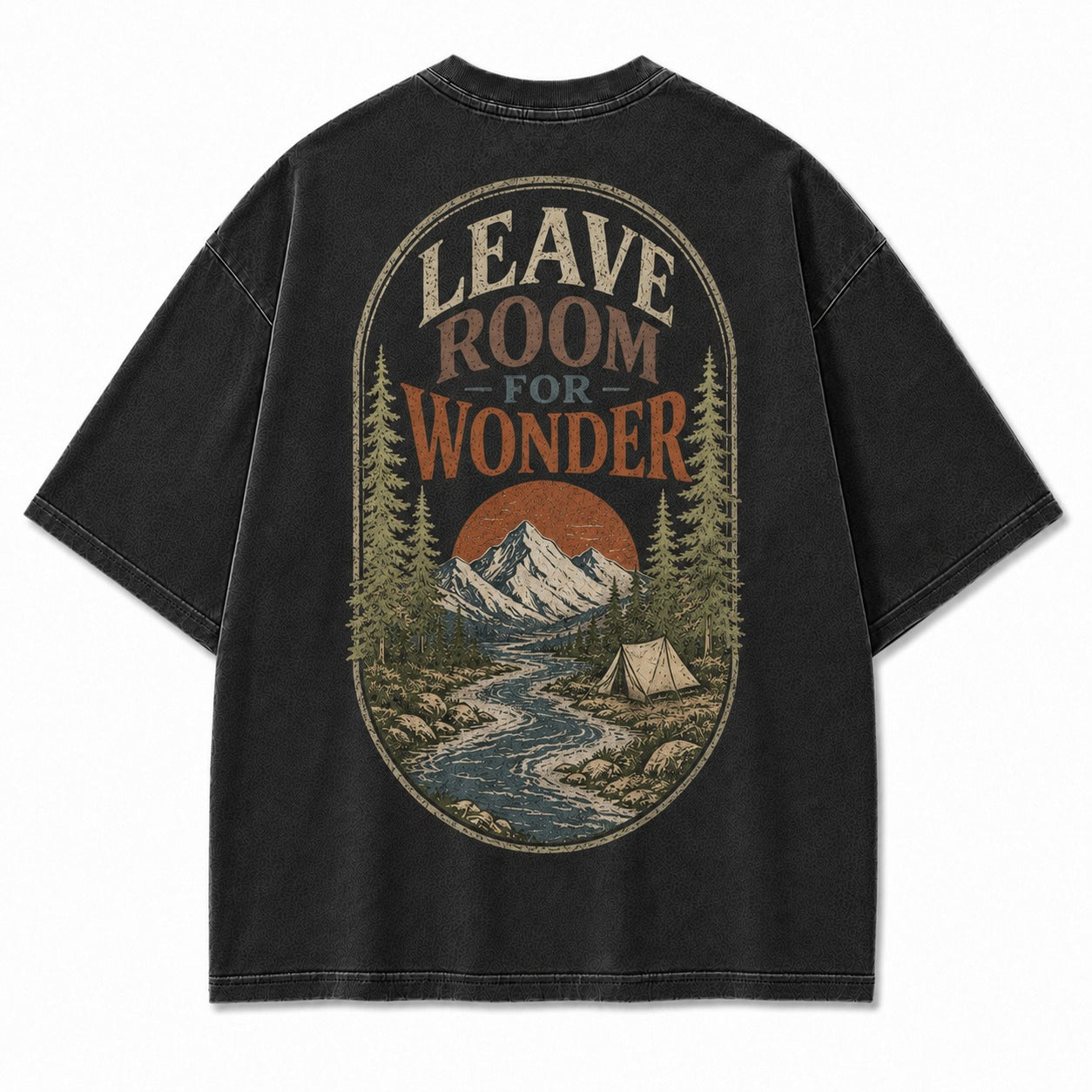 T-Shirt mit Aufschrift "Leave Room for Wonder"