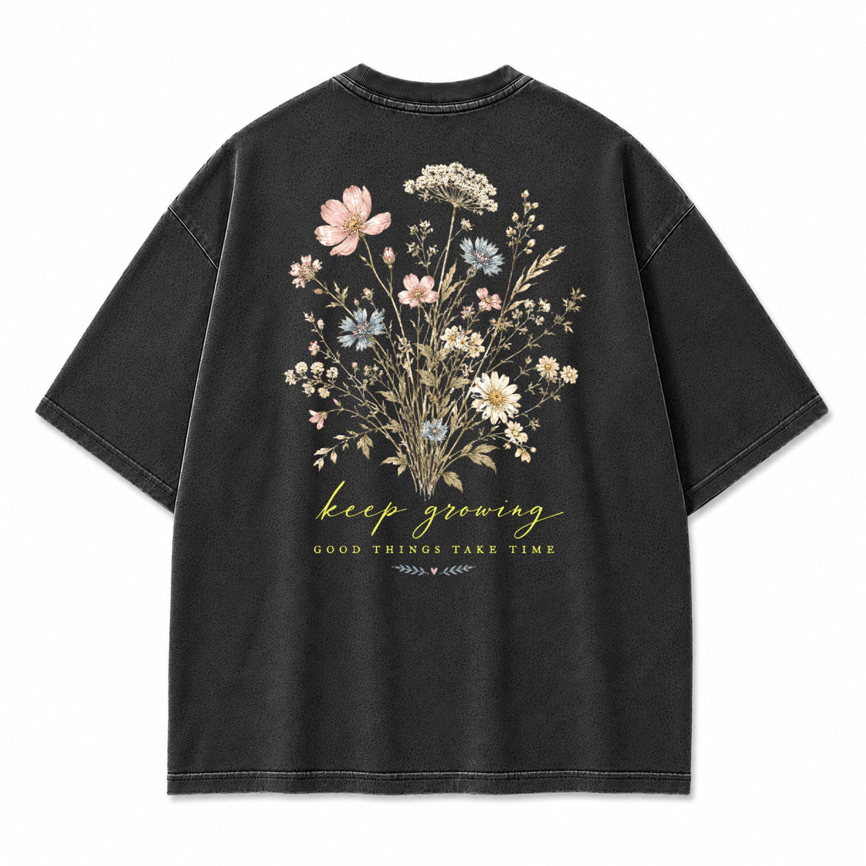 Keep Growing Floral Graphic T-Shirt