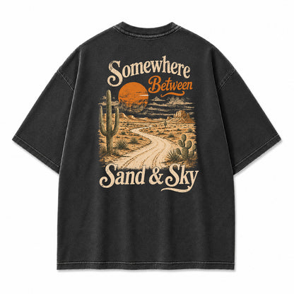 Somewhere Between Sand & Sky Graphic T-Shirt