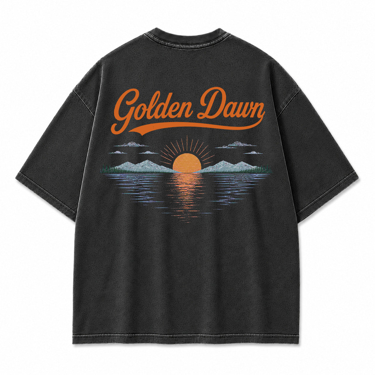 Golden Dawn Lake Graphic T-Shirt