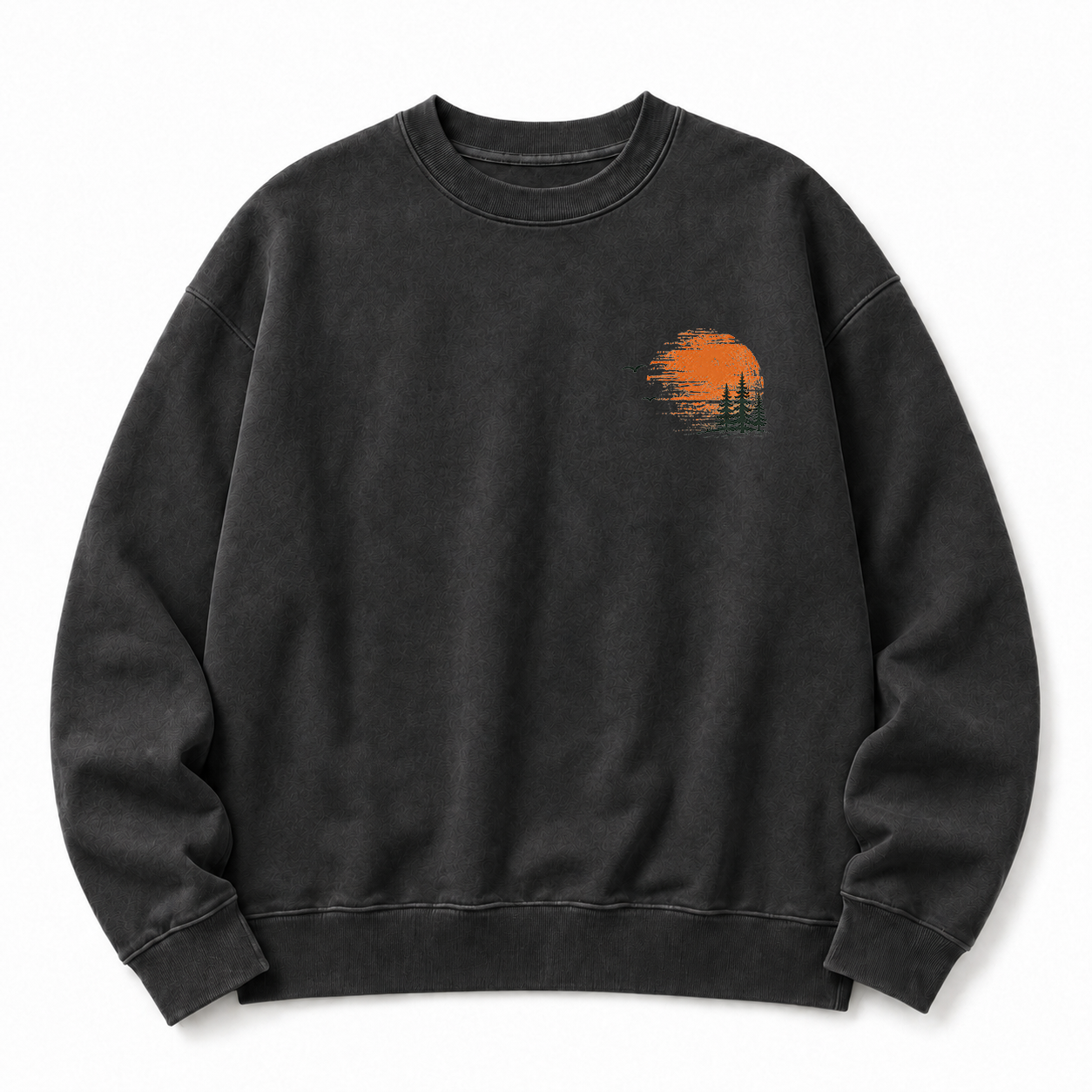 Somewhere Between Lost & Free Washed Back Graphic Sweatshirt
