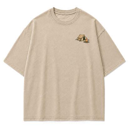 Horizon Escape See Verwaschener Print-Shirt