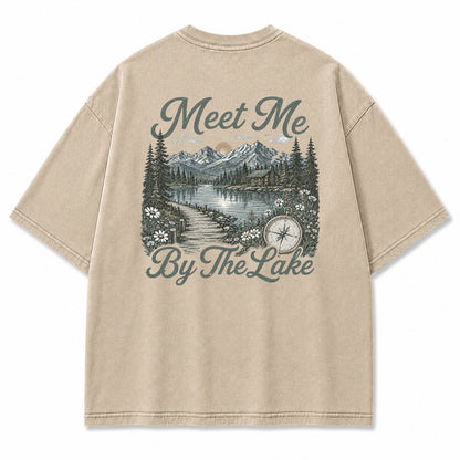 Meet Me By The Lake Graphic T-Shirt