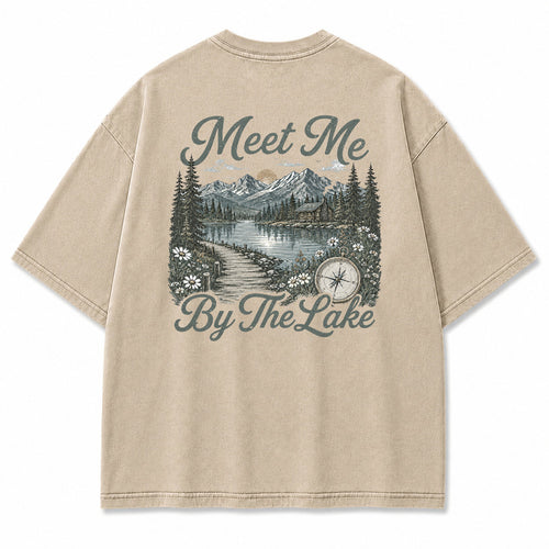 Meet Me By The Lake Graphic T-Shirt