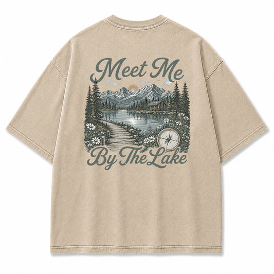 Meet Me By The Lake Graphic T-Shirt