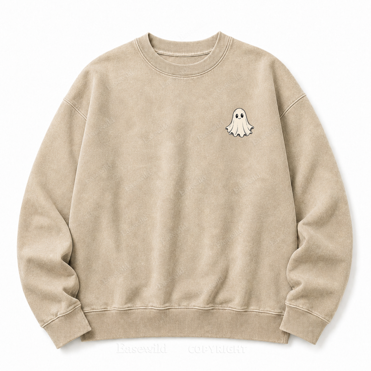 "Doing Great, Obviously" Ghost Washed Sweatshirt
