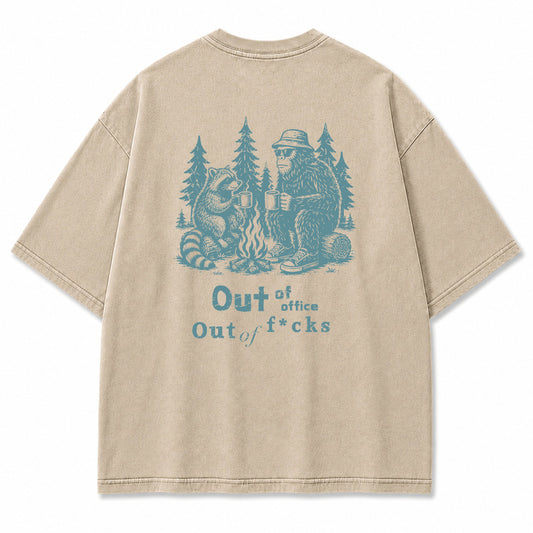 Out of Office Campfire Graphic T-Shirt