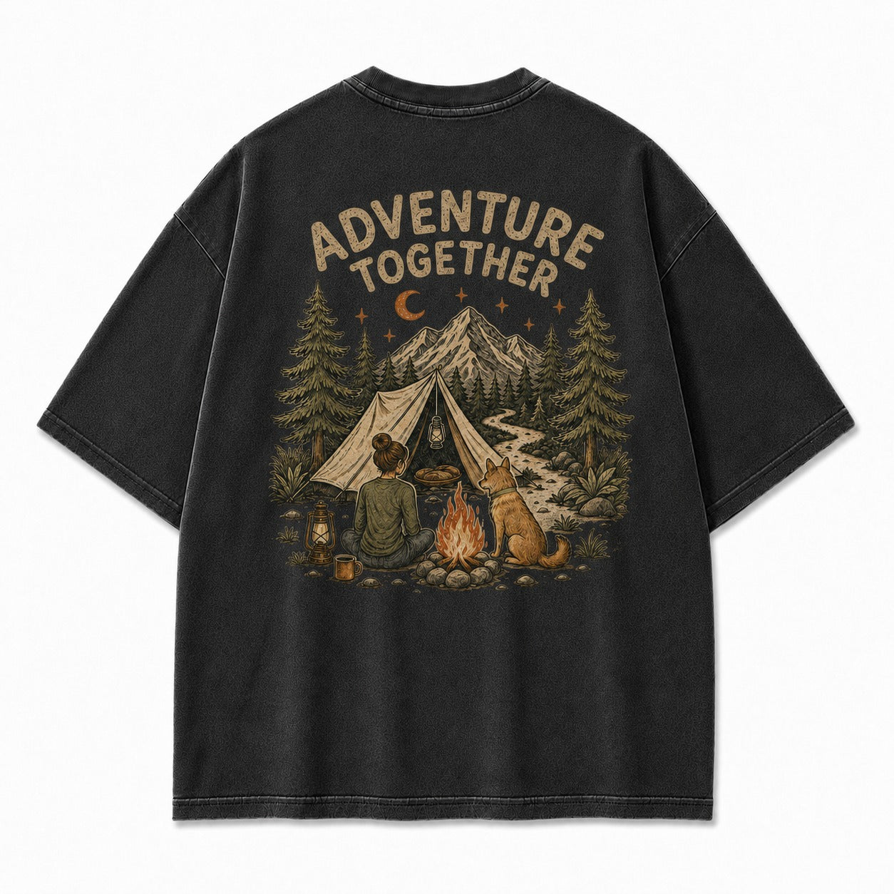 Adventure Together Campfire Graphic Tee