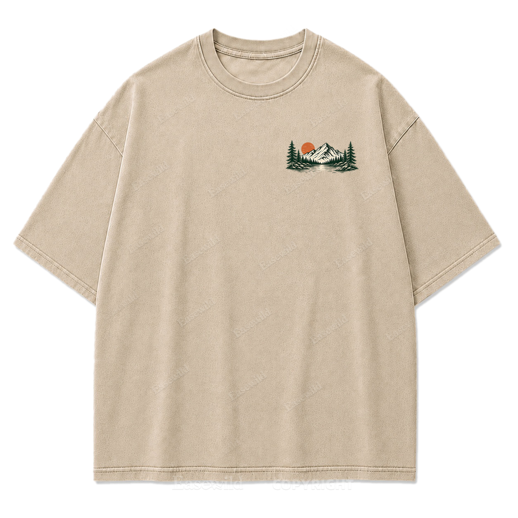 Campfire Evenings Outdoor Washed Print Tee