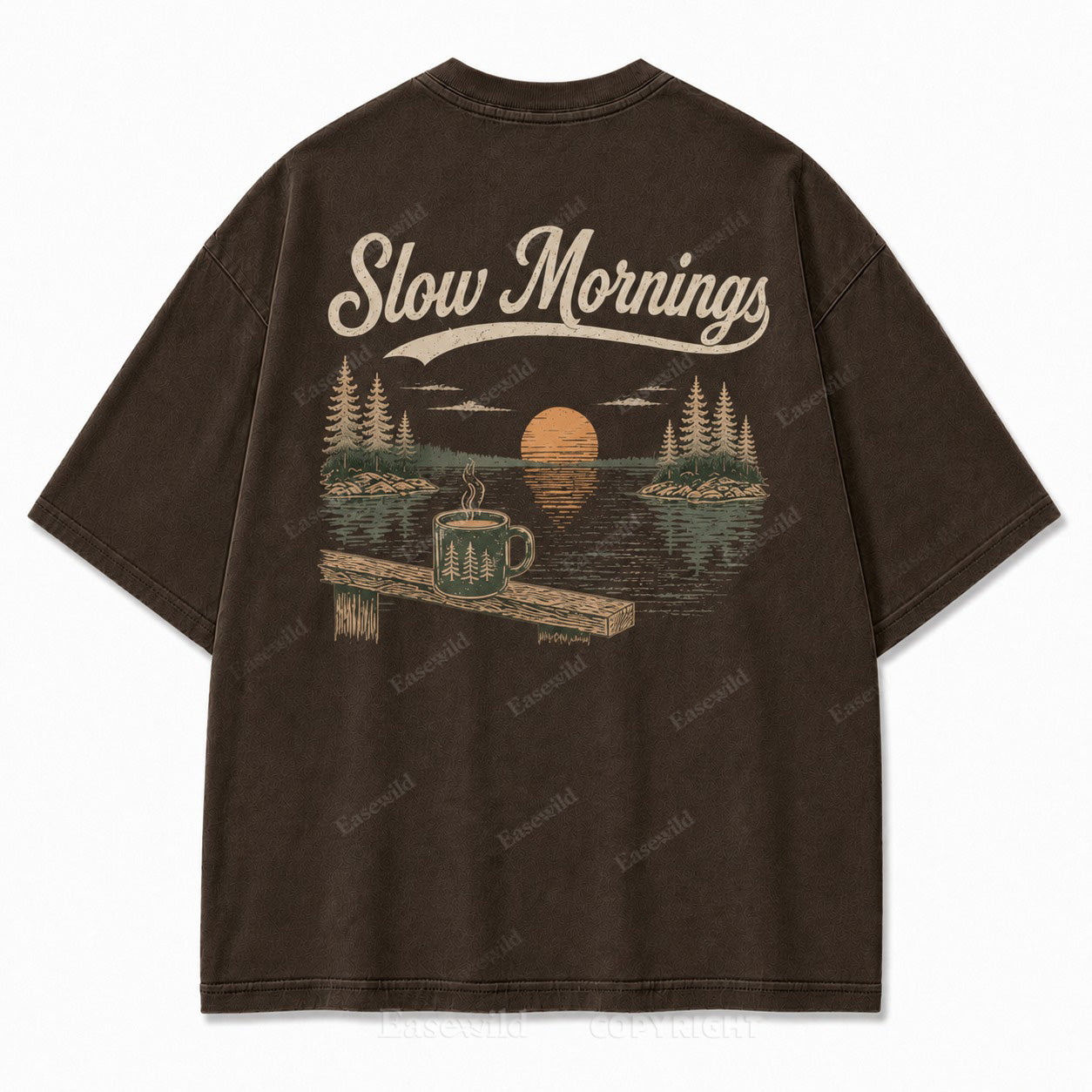 Slow Mornings by the Lake Tee