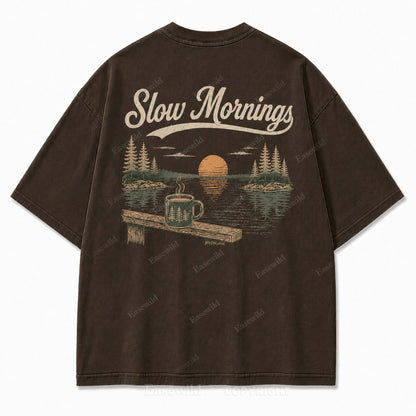 Slow Mornings by the Lake Tee