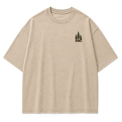 Somewhere Between Wild & Home Washed Print Tee