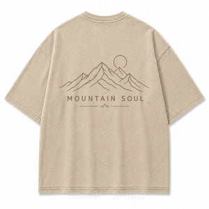 Mountain Soul Minimal Graphic T-Shirt