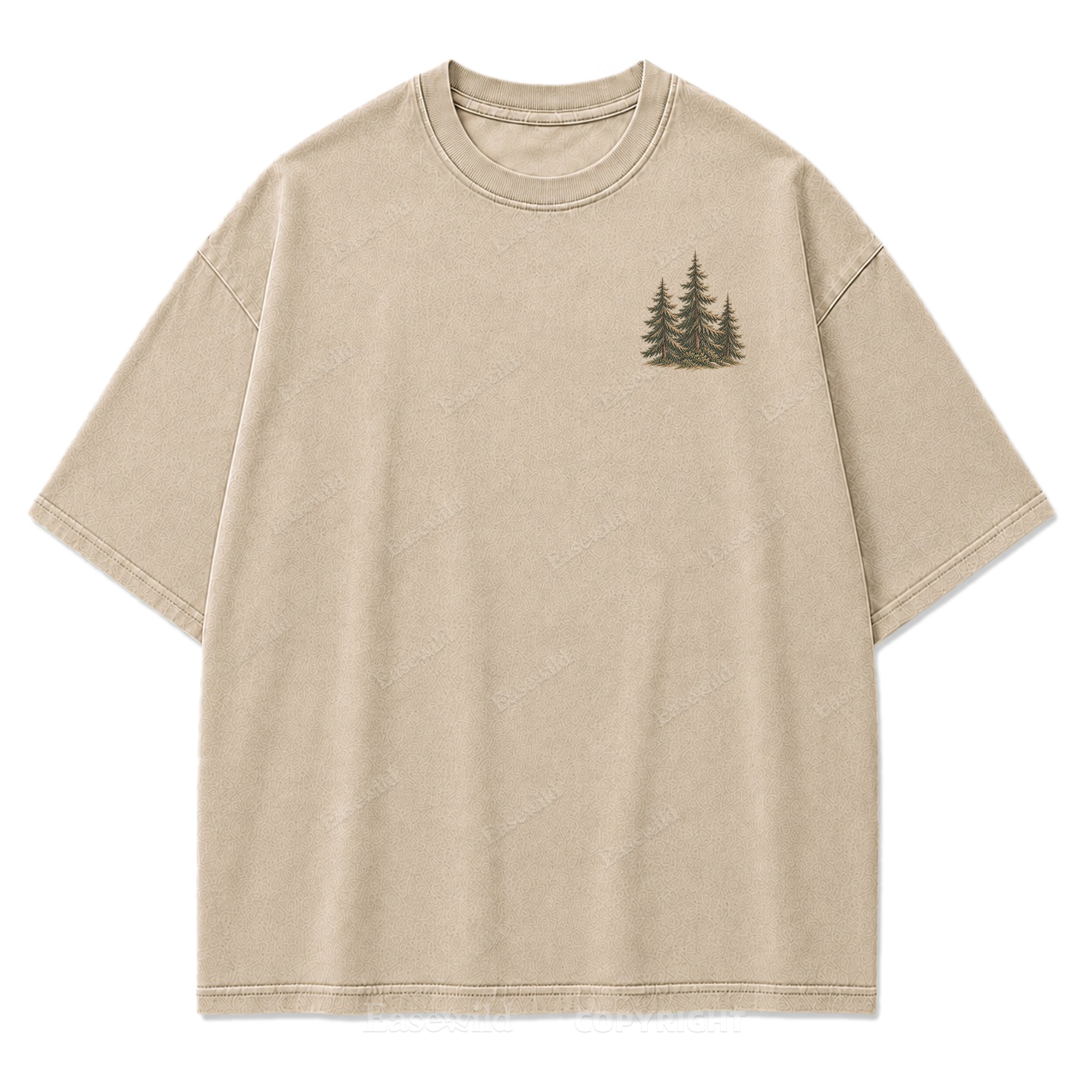 Chasing Quiet Lakeside Mountain Washed Print Tee