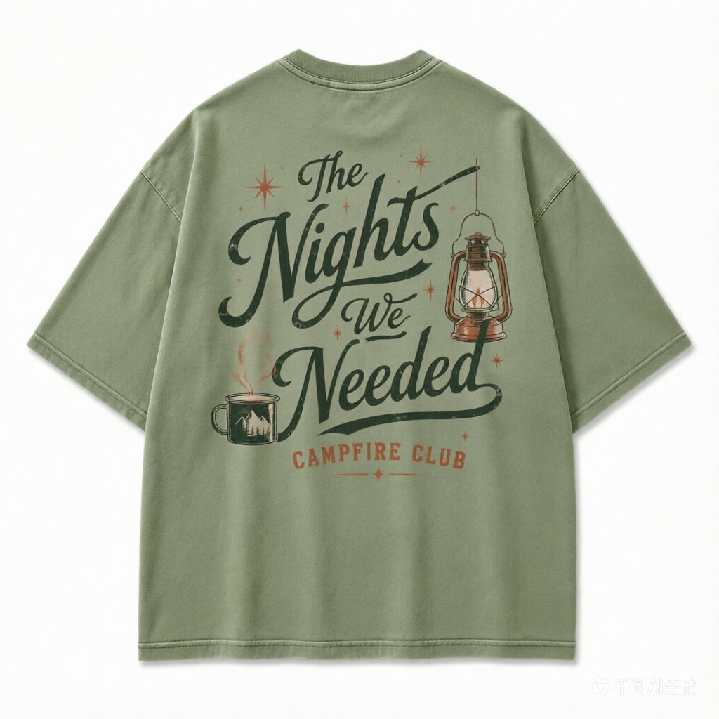 Needed Nights Campfire Club Graphic Tee