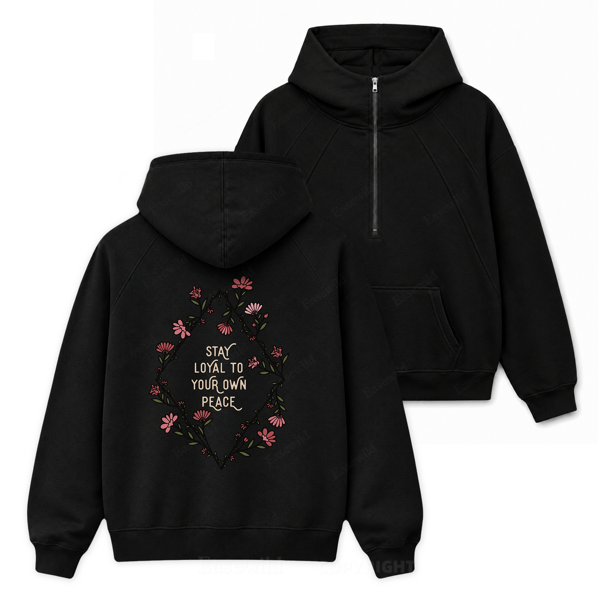 Stay Loyal to Your Inner Peace-Zip Hoodie