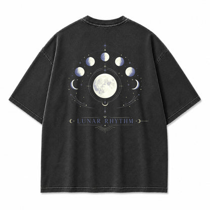 Moon Phase Archive Celestial Graphic T-Shirt