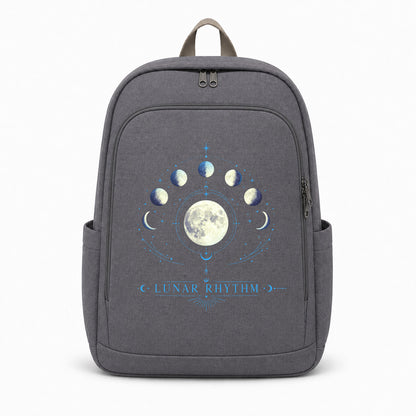Lunar Rhythm Moon Phase Graphic Backpack