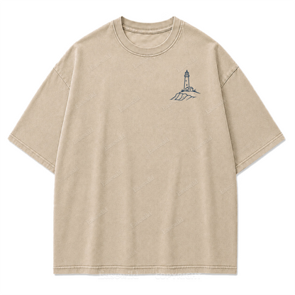 Salt Air Sun and Freedom Washed Print Tee