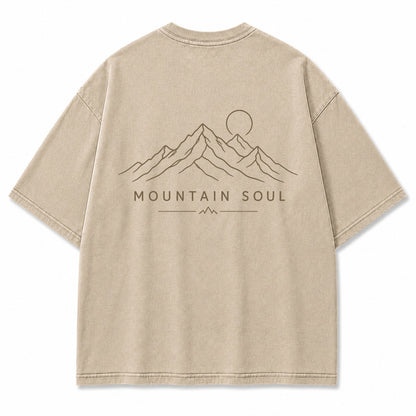 Mountain Soul Minimal Graphic T-Shirt