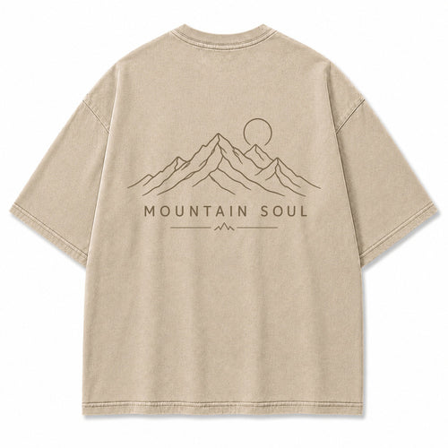 Mountain Soul Minimal Graphic T-Shirt
