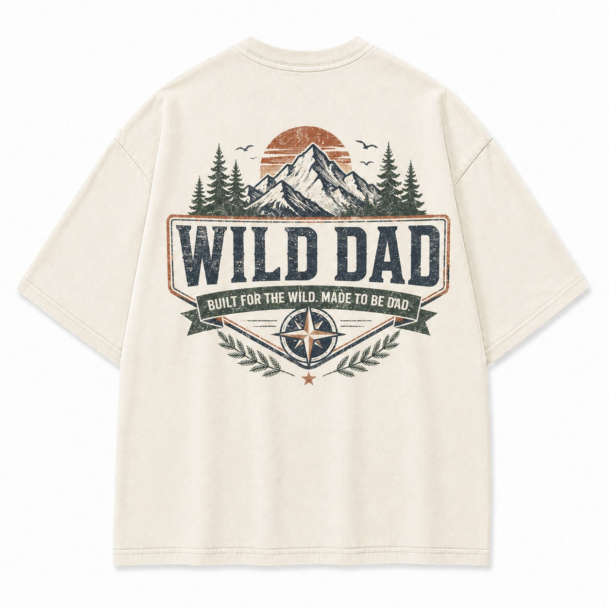 Wild Dad Adventure Washed T-Shirt