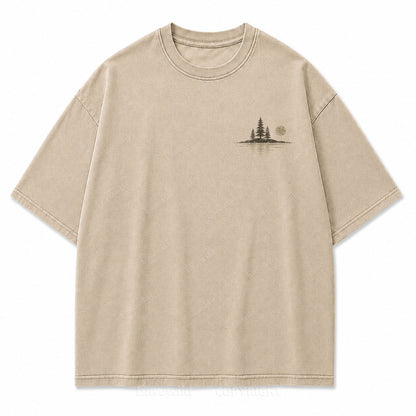 Lake Days Card Washed Graphic Tee