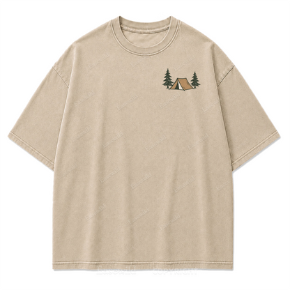 Better Roads Together Washed Print Tee