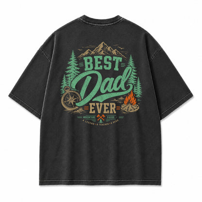 Best Dad Ever Outdoor Graphic T-Shirt