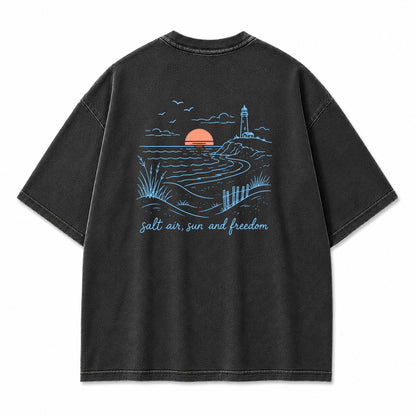 Salt Air Sun and Freedom Graphic T-Shirt