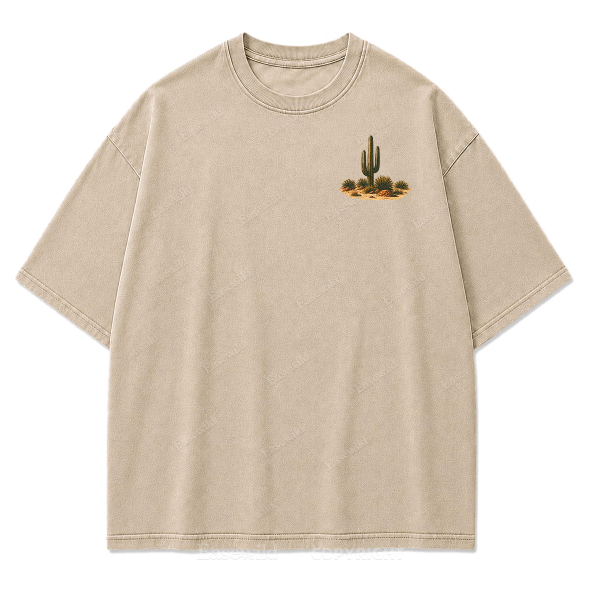 The Long Way Home Washed Print Tee