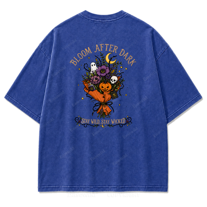Bloom After Dark Halloween Washed Graphic Tee
