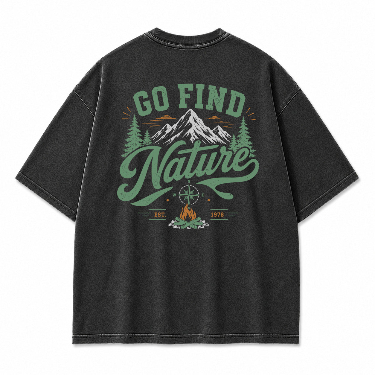 Go Find Nature Graphic T-Shirt